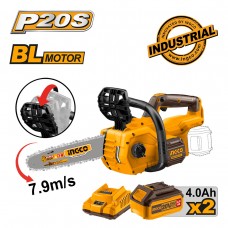 INGCO Αλυσοπρίονο Μπαταρίας 20V Li-Ion με 12"/30cm Λάμα CGSLI201286